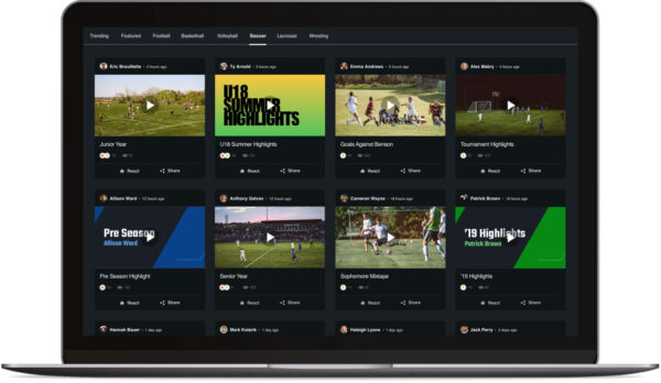 Hudl highlights for club and high school soccer
